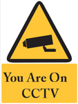 You Are On CCTV Sign